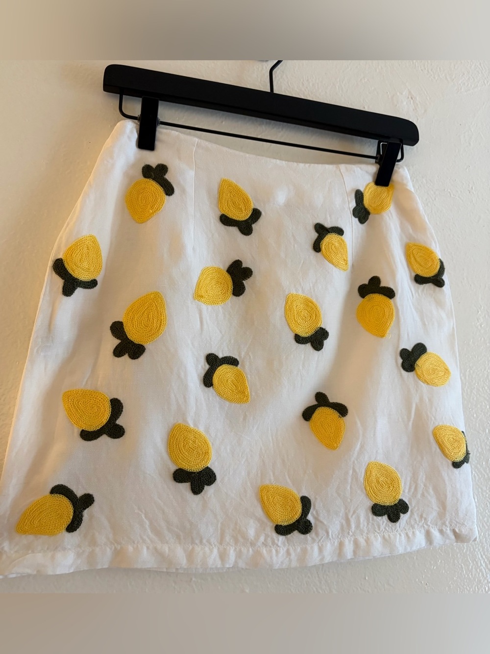 Embroidered Lemon Skirt